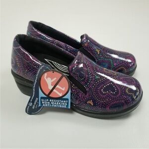 Easy Work Skechers Women's Slip ons Purple and Black